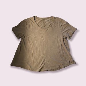Ann Taylor Loft Olive Green T-Shirt